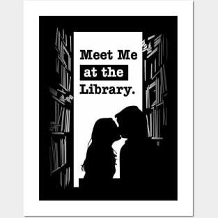 meet me at the library Posters and Art